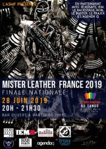 Affiche Election Mister Leather France
