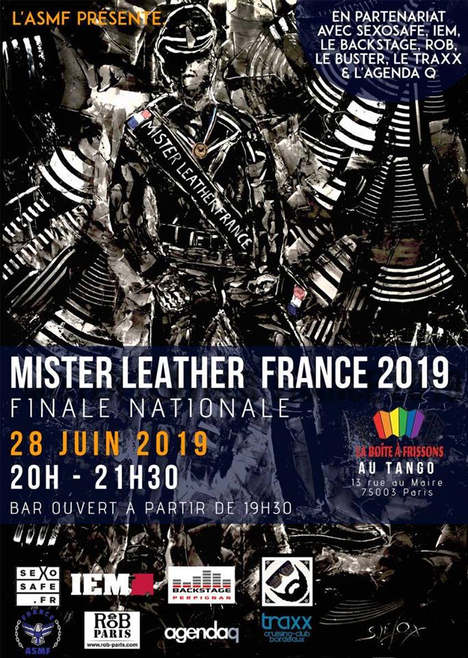 Affiche Election Mister Leather France